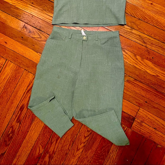 50s Matching Top and Pants Set - Picture 2 of 6